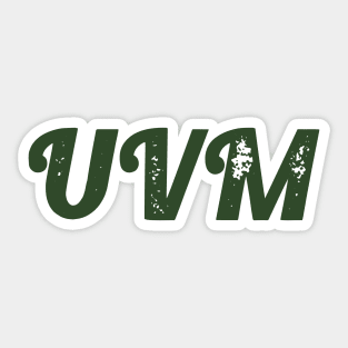 UVM Retro Sticker